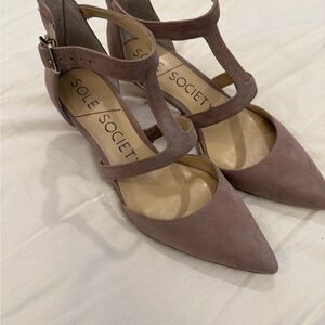 Sole Society Women's Taupe Heels